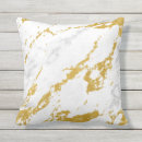 Buscar mármol elegante cojines Blanco