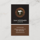 Buscar ebanista tarjetas de visita Carpintero