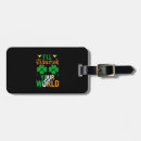 Buscar patria etiquetas para maletas Irlandés