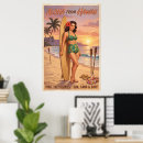 Buscar flores de hawaii posters Puesta de sol