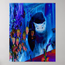 Buscar gato azul posters Abstracto