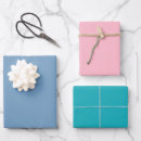 Buscar rosa y azul papel de regalo Colorido