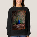 Buscar pavo real sudaderas Azul