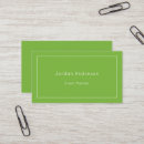Buscar minimalist tarjetas de visita Verde