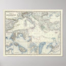 Buscar mapa mediterráneo posters Mano