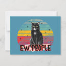 Buscar gato retro postales Diseño de gato vintage