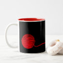 Buscar hilo rojo tazas Tejedor