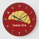 Buscar panadería relojes de pared Cruasán
