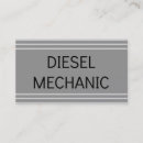 Buscar mecánico diesel tarjetas de visita Diésel
