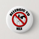 Buscar advertencia de la alergia chapas Sin leche