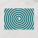 Buscar espiral verde tarjetas de visita Moderno