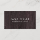 Buscar wood grain tarjetas de visita Artesano
