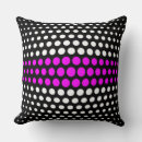 Buscar fucsia y blanco cojines Elegante