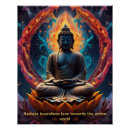 Buscar paz y tranquilidad posters Buddha