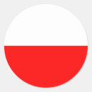 Buscar bandera de polonia pegatinas Rojo