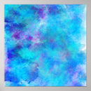 Buscar azul helado posters Acuarela