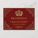 Buscar reina roja invitaciones Elegante