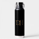 Buscar doble agua botellas Negro