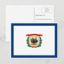 Buscar bandera del estado de virginia postales Estados unidos