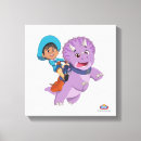 Buscar dinosaurios para los niños lienzos Diseño de rancho dino