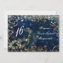 Buscar máscara azul del carnaval invitaciones Elegante