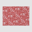 Buscar rojo carmesí papel de seda Floral