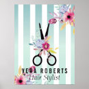 Buscar tijeras posters Estilista de pelo