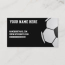 Buscar balones fútbol de tarjetas de visita Bola