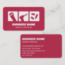 Buscar contratista general tarjetas de visita Construcción