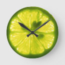 Buscar lemon relojes de pared Rebanada de limón