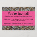 Buscar reino animal invitaciones Leopardo