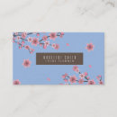 Buscar flor cerezo de tarjetas de visita Sakura