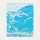 Buscar azul cielo mantas Brillante