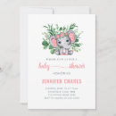 Buscar elefante blanco invitaciones Acuarela