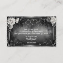 Buscar misterioso tarjetas de visita Floral