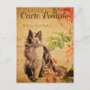 Buscar pinturas del gato del vintage postales Adorable