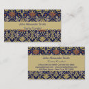 Buscar brocado tarjetas de visita Patrón