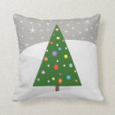 Buscar paisaje del invierno cojines Árbol