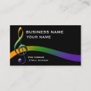 Buscar musical tarjetas de visita Profesor de música