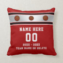 Buscar rojo y plata cojines Para niños