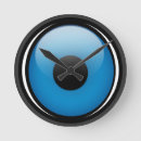 Buscar abeja negra y amarilla relojes de pared Animal