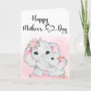 Buscar elefante rosado tarjetas Madre