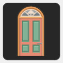 Buscar puerta de madera pegatinas Para todos