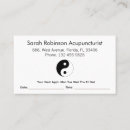 Buscar ying y yang tarjetas de visita Elegante