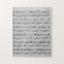Buscar hoja de música puzzles Blanco y negro