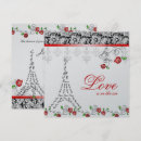 Buscar parís boda invitaciones Floral