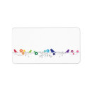 Buscar pájaro rectangulares pegatinas Flores