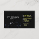 Buscar limpieza del coche tarjetas de visita Moderno