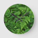 Buscar gotas lluvia de relojes de pared Verde