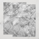 Buscar mármol gris invitaciones Elegante